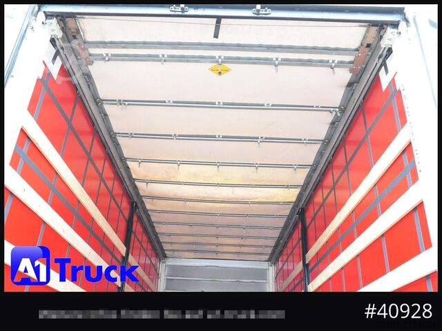 Swap body with flatbed & tarp WECON WPR 745, verzinkt, 2520  innen, Code XL