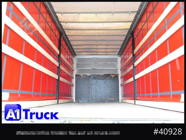 Swap body with flatbed & tarp WECON WPR 745, verzinkt, 2520  innen, Code XL