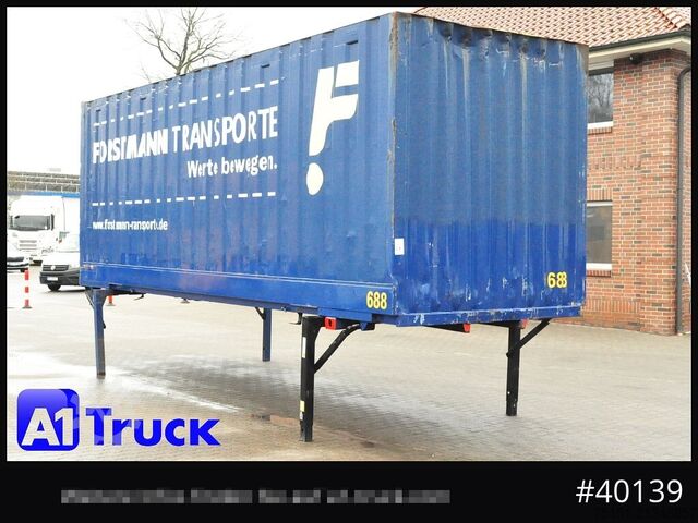 Swap body with box structure KRONE BDF 7,82 Container, 2700mm Innenhöhe, Portaltür