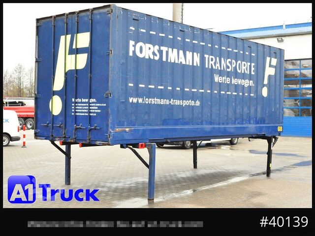 Swap body with box structure KRONE BDF 7,82 Container, 2700mm Innenhöhe, Portaltür