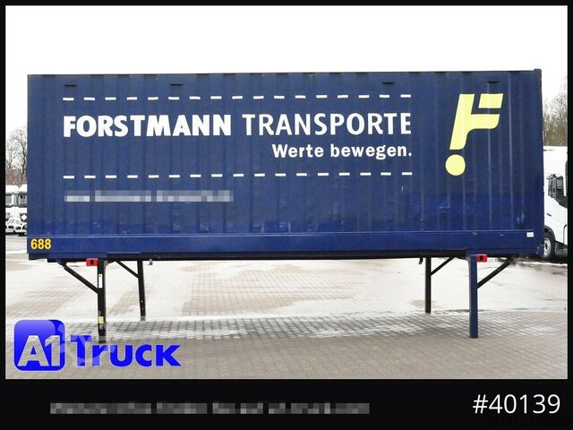 Swap body with box structure KRONE BDF 7,82 Container, 2700mm Innenhöhe, Portaltür