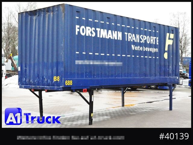 Swap body with box structure KRONE BDF 7,82 Container, 2700mm Innenhöhe, Portaltür