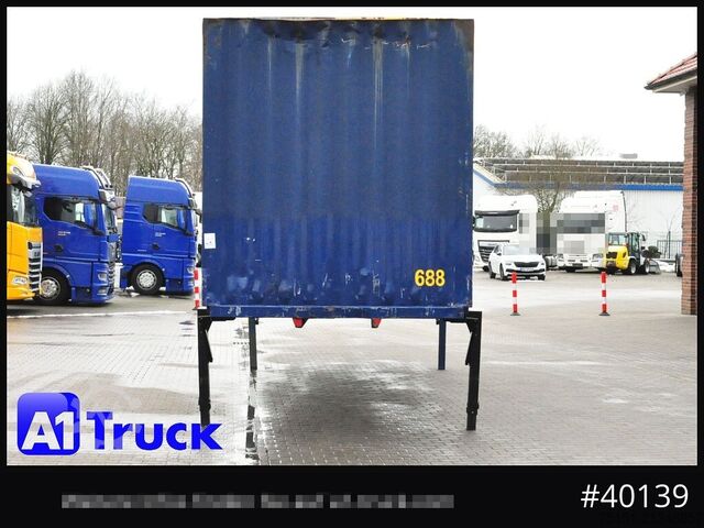 Swap body with box structure KRONE BDF 7,82 Container, 2700mm Innenhöhe, Portaltür