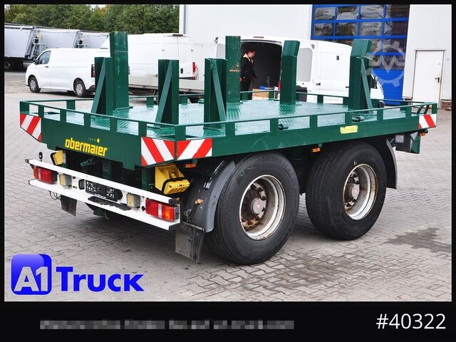 Open trailer GOLDHOFER Ballast Kran Gewichte. Obermaier SS2-B180L  SAF