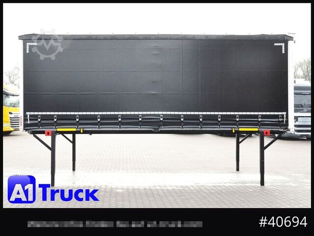 Swap body with flatbed & tarp WECON WPR 745, verzinkt, 2520  innen, Code XL, neue Plane