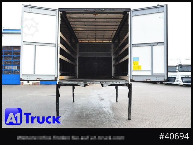 Swap body with flatbed & tarp WECON WPR 745, verzinkt, 2520  innen, Code XL, neue Plane