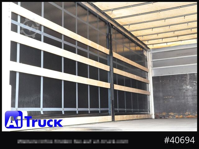 Swap body with flatbed & tarp WECON WPR 745, verzinkt, 2520  innen, Code XL, neue Plane