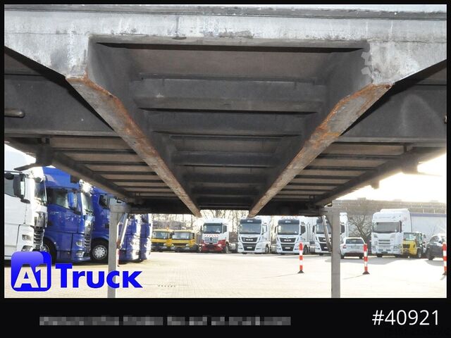 Swap body with flatbed & tarp WECON WPR 745, verzinkt, 2520  innen, Code XL, neue Plane