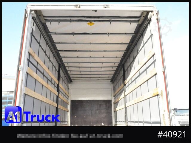 Swap body with flatbed & tarp WECON WPR 745, verzinkt, 2520  innen, Code XL, neue Plane