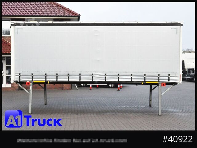 Swap body with flatbed & tarp WECON WPR 745, verzinkt, 2520  innen, Code XL, neue Plane