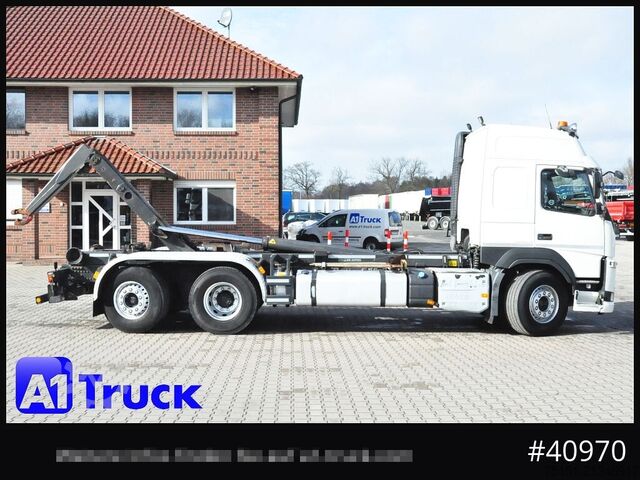 Roll-off tipper truck VOLVO FM 420  Meiller Lenkachse Leder