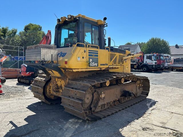 Straßenwalze KOMATSU D 65 PX - 18 **Ketten und Laufwerk NEU**