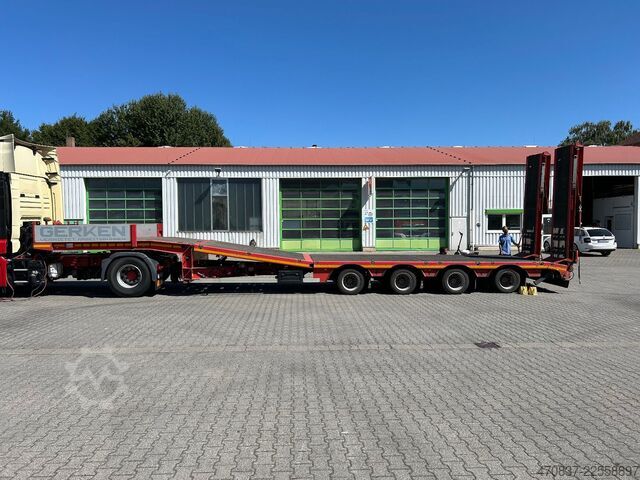 Tieflader-Sattelauflieger FAYMONVILLE STN-4UBX / hydr. Hubbed / Funk / Seilwinde