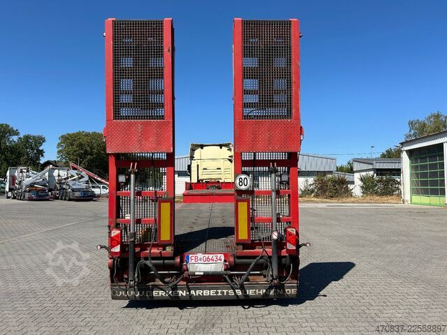 Tieflader-Sattelauflieger FAYMONVILLE STN-4UBX / hydr. Hubbed / Funk / Seilwinde