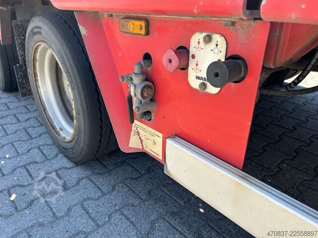 Tieflader-Sattelauflieger FAYMONVILLE STN-4UBX / hydr. Hubbed / Funk / Seilwinde