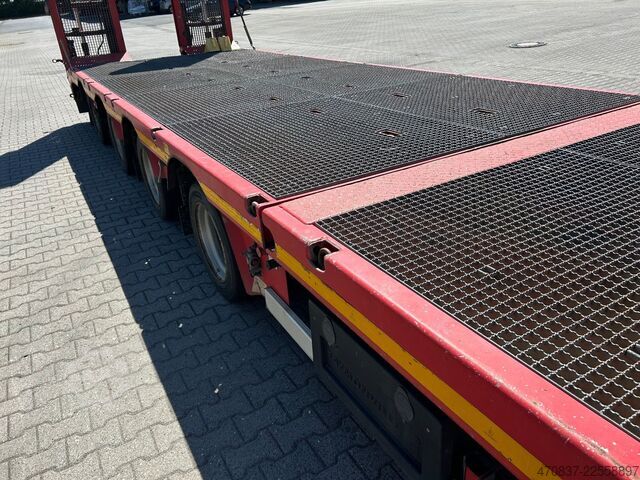 Tieflader-Sattelauflieger FAYMONVILLE STN-4UBX / hydr. Hubbed / Funk / Seilwinde
