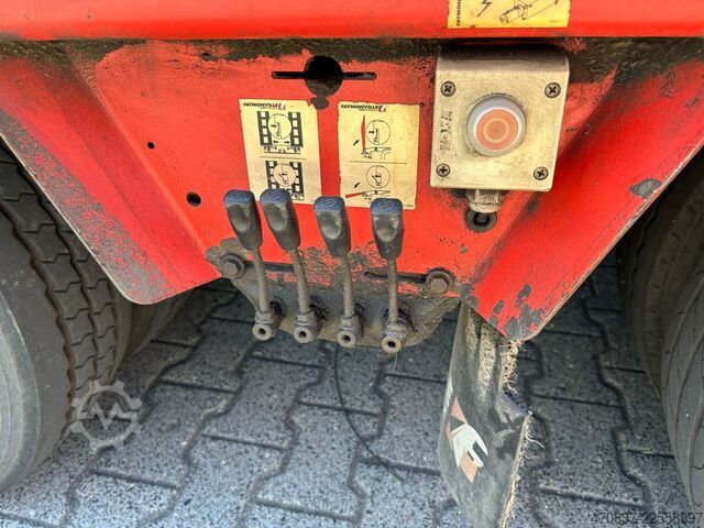 Tieflader-Sattelauflieger FAYMONVILLE STN-4UBX / hydr. Hubbed / Funk / Seilwinde
