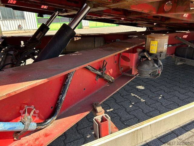 Tieflader-Sattelauflieger FAYMONVILLE STN-4UBX / hydr. Hubbed / Funk / Seilwinde