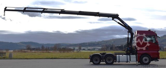 Autokran MAN TGX 28.480 Sattelzugmaschine + HMF 2120 K5/FUNK