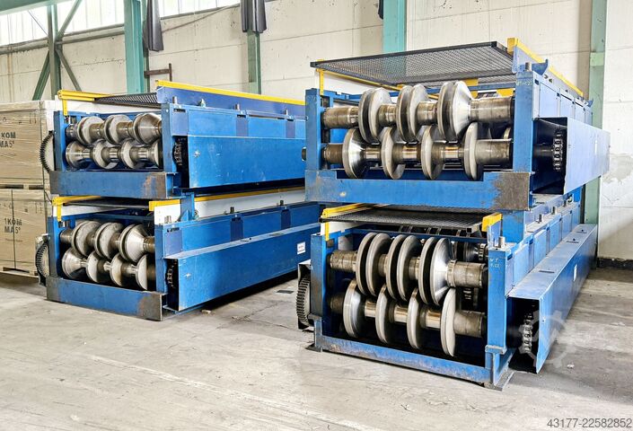 Profilieranlage ALU + Stahl mit Schere Profilierkassetten Rollformanlage Für TRAPEZBLECH