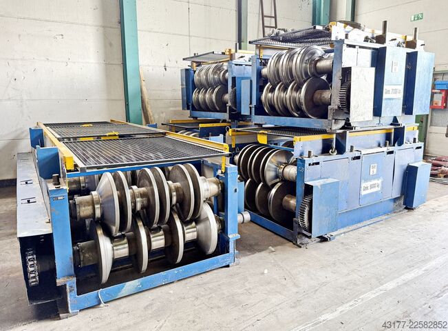 Profilieranlage ALU + Stahl mit Schere Profilierkassetten Rollformanlage Für TRAPEZBLECH