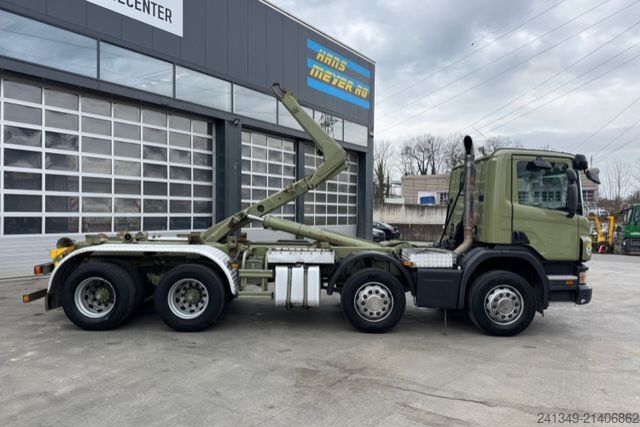Roll-off tipper truck SCANIA P420 8x4 Meiller