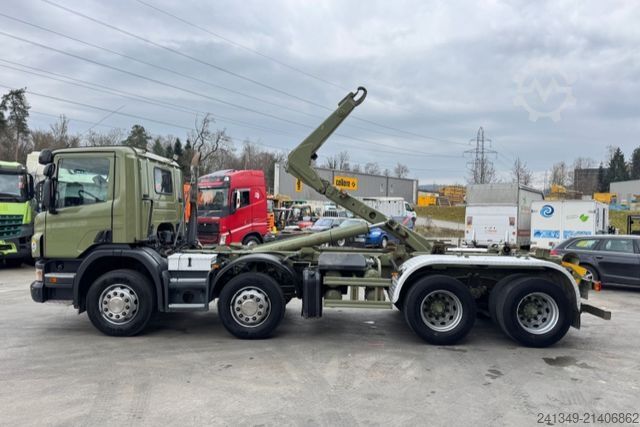 Roll-off tipper truck SCANIA P420 8x4 Meiller
