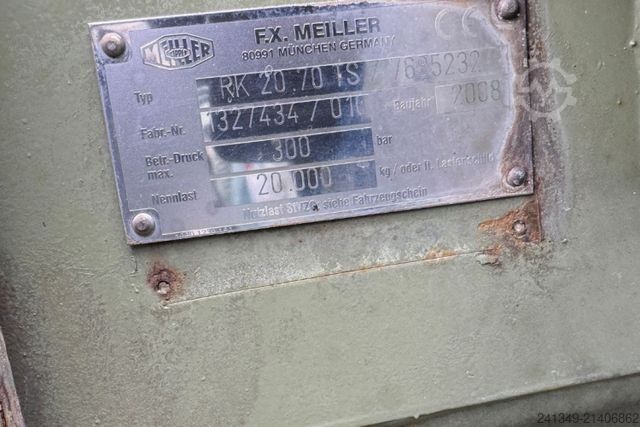 Roll-off tipper truck SCANIA P420 8x4 Meiller