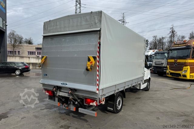 Curtain sider van MERCEDES-BENZ Sprinter 316 Hebebühne