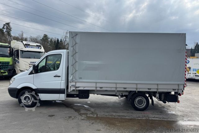 Curtain sider van MERCEDES-BENZ Sprinter 316 Hebebühne