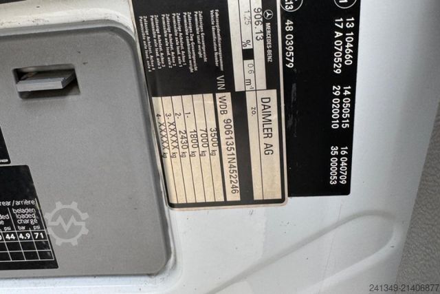 Curtain sider van MERCEDES-BENZ Sprinter 316 Hebebühne