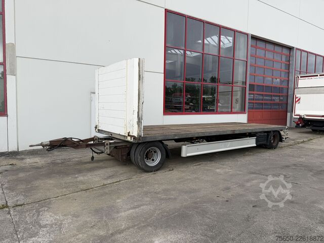 Anhänger mit offener Pritsche Fliegl ZPS180  2 Achs Jumbo-Plato- Anhänger