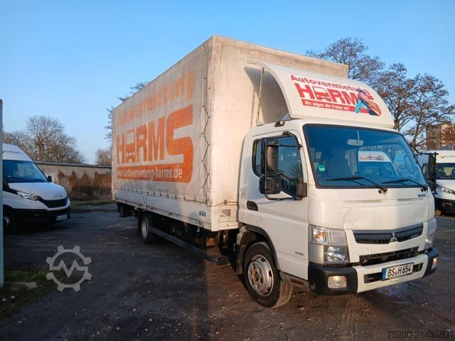 LKW mit Pritsche & Plane MITSUBISHI Fuso Canter/ LBW