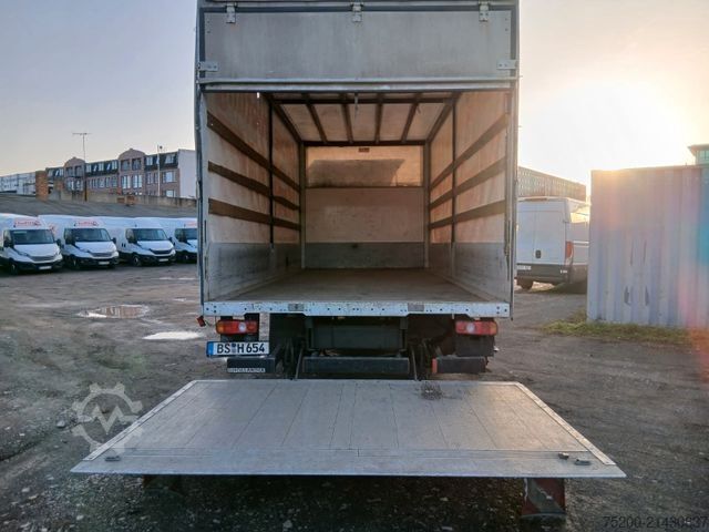 LKW mit Pritsche & Plane MITSUBISHI Fuso Canter/ LBW