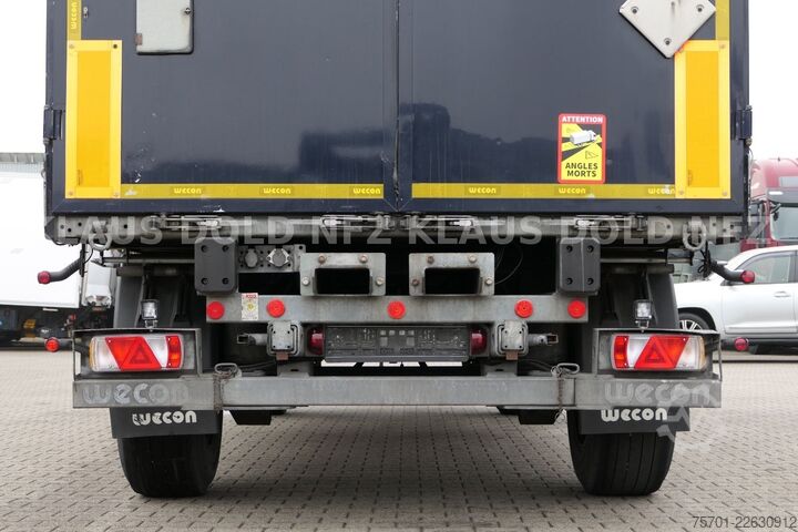 Anhänger-Wechselfahrgestell WECON APD 218 Pritsche Plane Edscha Mitnahmestapler