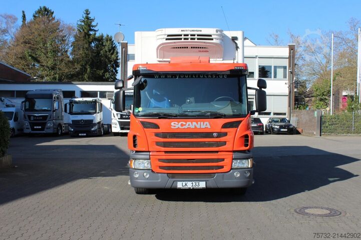 Refrigerated truck Scania P410 E6 Opticruise  Liege  LBW  Lift  Lenkachse