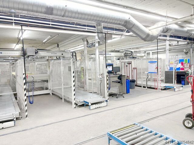 AUTOMATISCHE BOHR UND DUeBELEINTREIBMASCH MORBIDELLI + MAHROS (SCM Group) PowerFlex + Brush