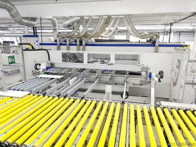 AUTOMATISCHE BOHR UND DUeBELEINTREIBMASCH MORBIDELLI + MAHROS (SCM Group) PowerFlex + Brush