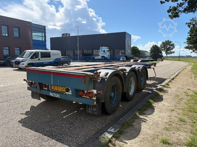 Containertransport Pacton T3-010 Multi Chassis / BPW Axles / Liftaxle / N...