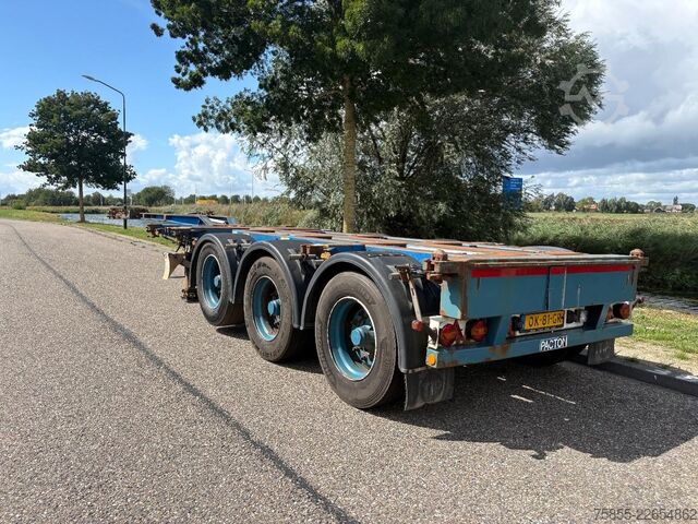 Containertransport Pacton T3-010 Multi Chassis / BPW Axles / Liftaxle / N...
