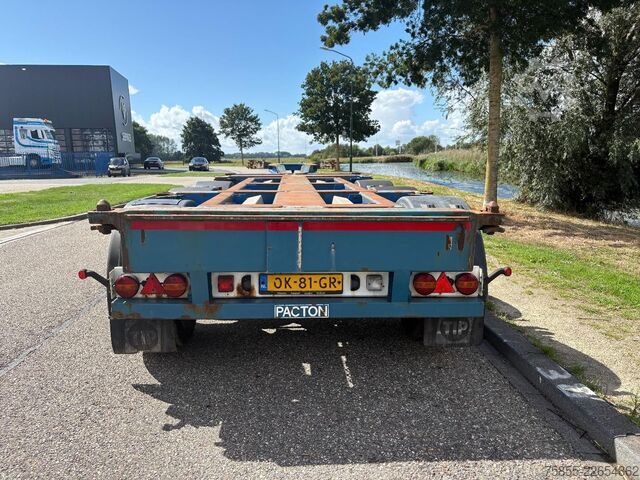 Containertransport Pacton T3-010 Multi Chassis / BPW Axles / Liftaxle / N...