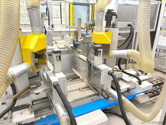 CNC-KAPP- UND ZAPFENANLAGE OMGA + BALESTRINI + GANNOMAT Optima + Fox Lynk + Injecta