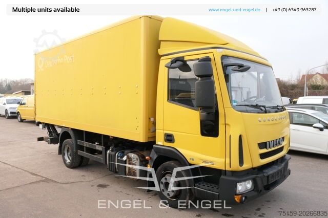 Box van iveco EuroCargo ML 75 E 16 P LBW LUFT AUTOMATIK COC EURO-5 Koffer-Innenlänge 5,5m