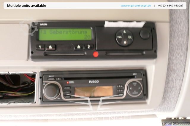 Box van iveco EuroCargo ML 75 E 16 P LBW LUFT AUTOMATIK COC EURO-5 Koffer-Innenlänge 5,5m