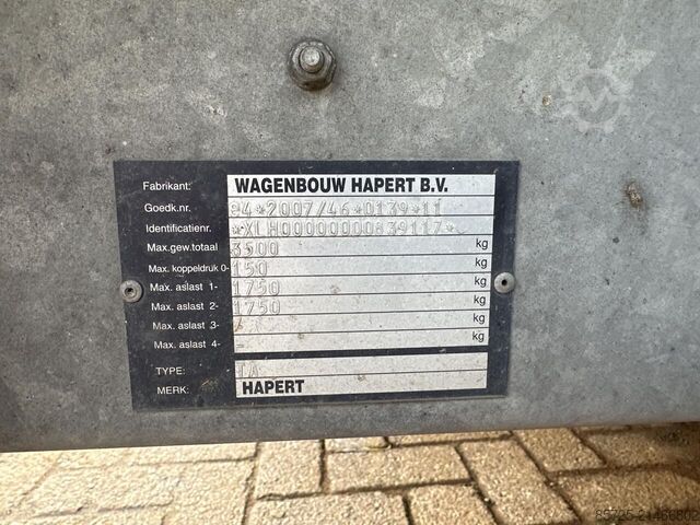 Machine transporter Hapert machinetransporter - Gebruikt