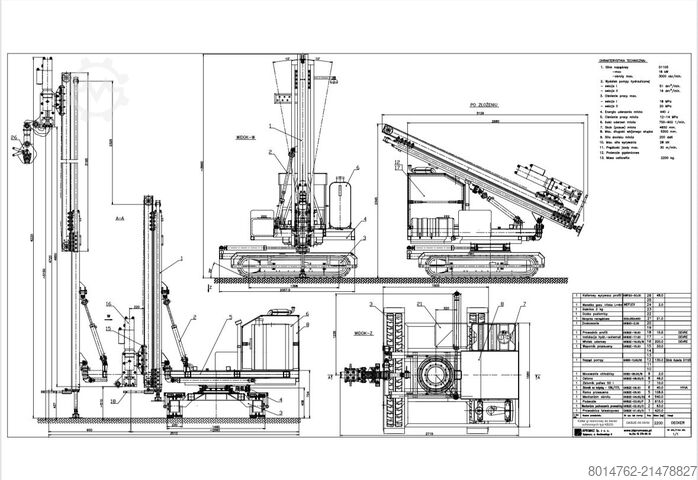 Rammgerät (Pile Driver)/ Pfahlramme Bipromasz Kafar KB-2G