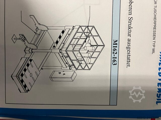 Spotting press Millutensil MIL163/056 150T Tuschierpresse