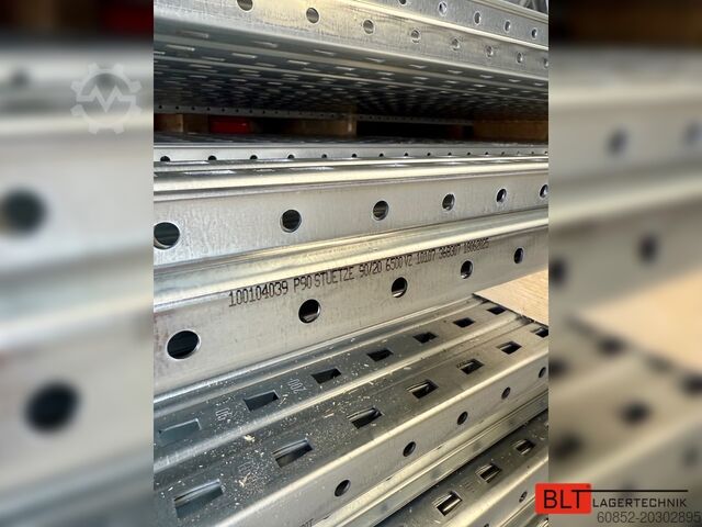 Heavy duty shelf ca. 50,30 lfm. Dexion P90 Palettenregale H:6,5m Fachlast: 3000kg Schwerlastregale