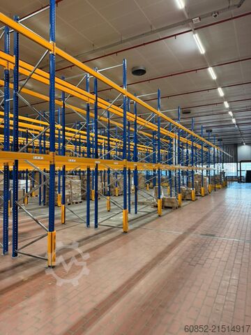 Heavy-duty shelving pallet racks 14 lfm Jungheinrich MPB Palettenregale H: 500cm, Fachlast: 2100 kg
