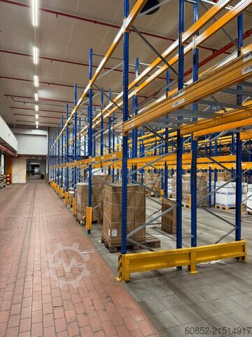 Heavy-duty shelving pallet racks 14 lfm Jungheinrich MPB Palettenregale H: 500cm, Fachlast: 2100 kg